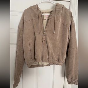 Ashley sunshine collection cropped hoodie jacket